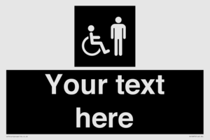 Custom information: black panel disabled and male